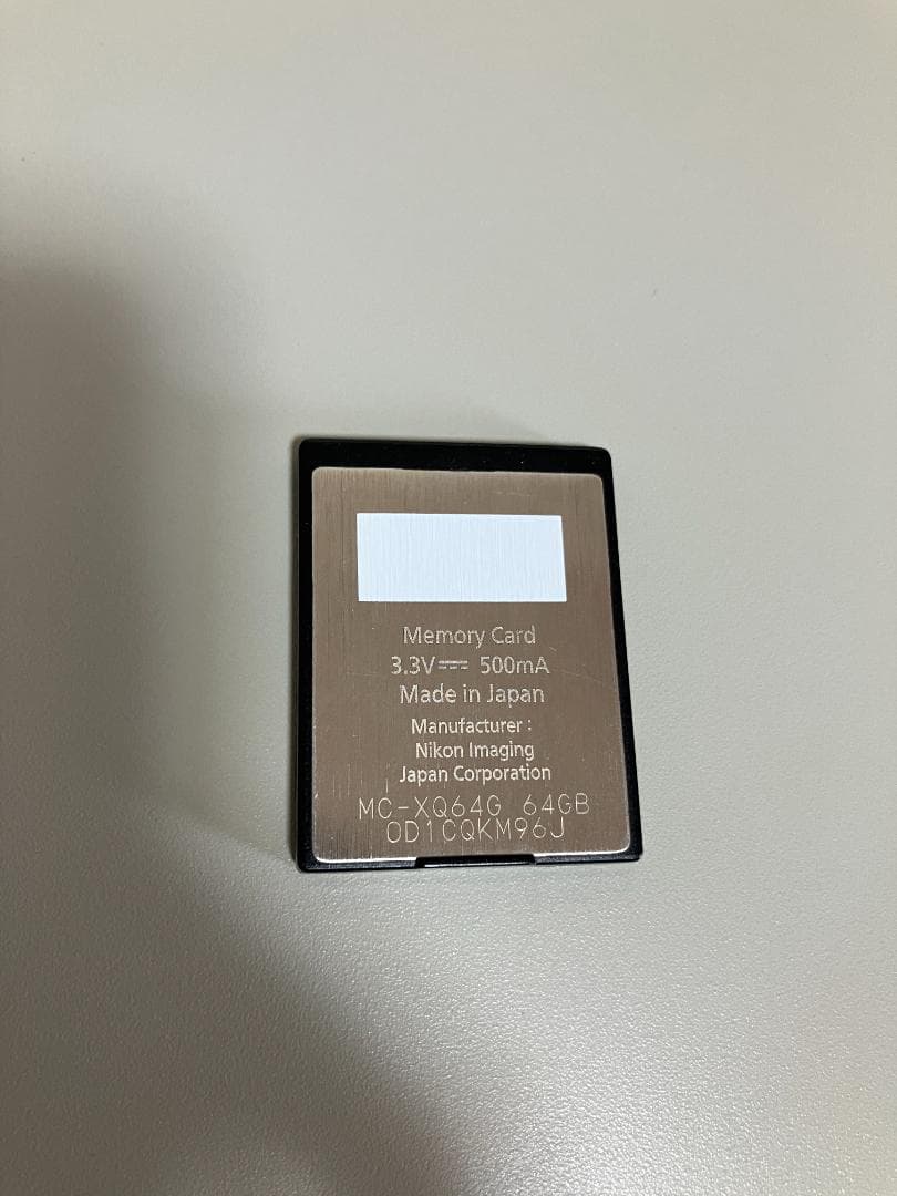 ニコンNikon XQDカード64GB, XQDカードリーダー