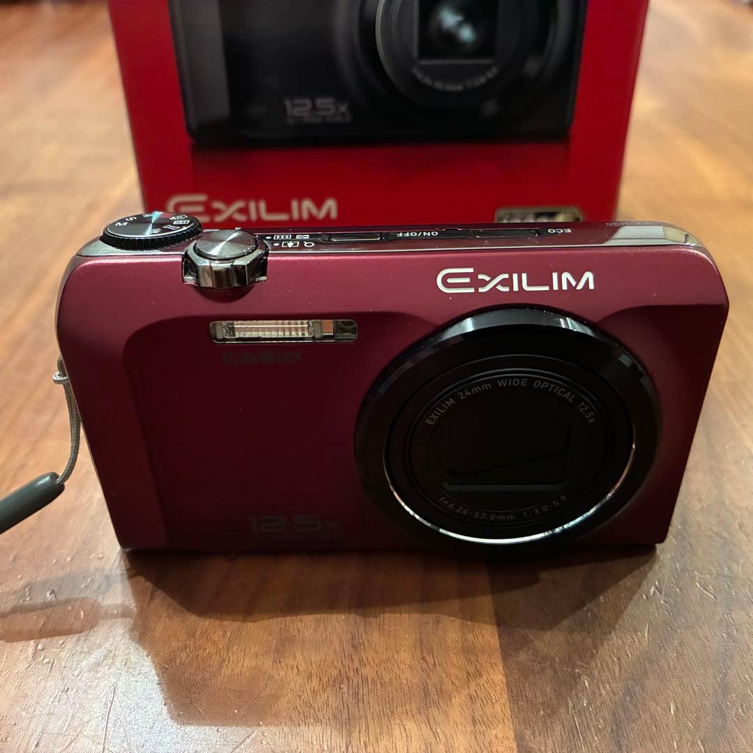 【極美品/付属品完備】CASIO EXILIM EX-H30 レッド コンデジ