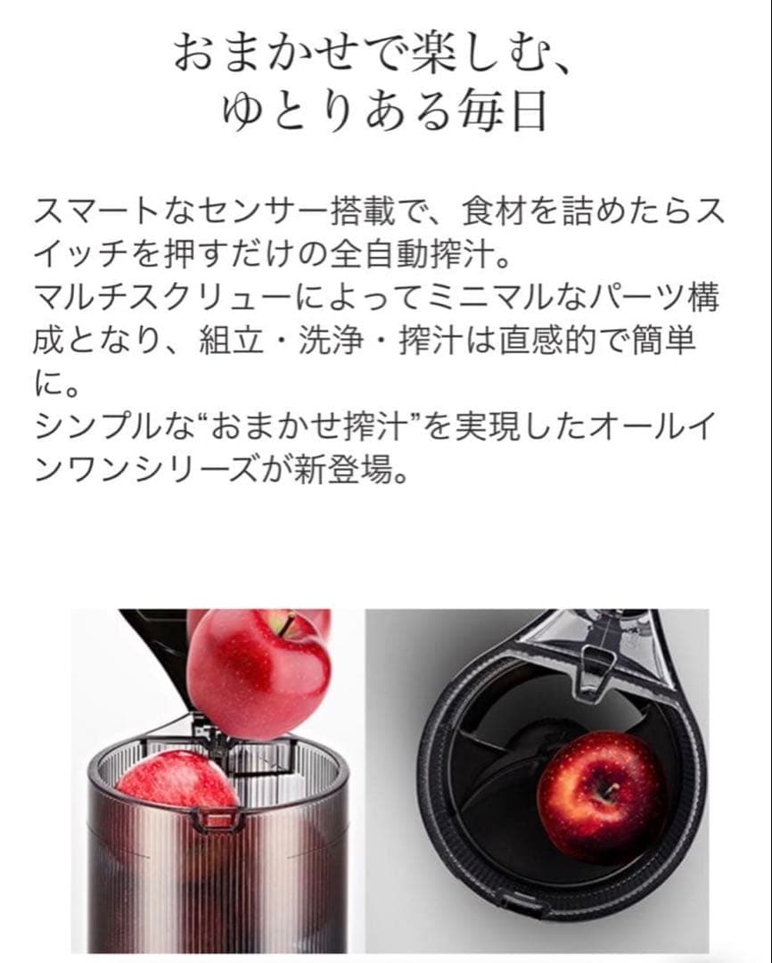 HUROM ヒューロム スロージューサー H-300Eブラック