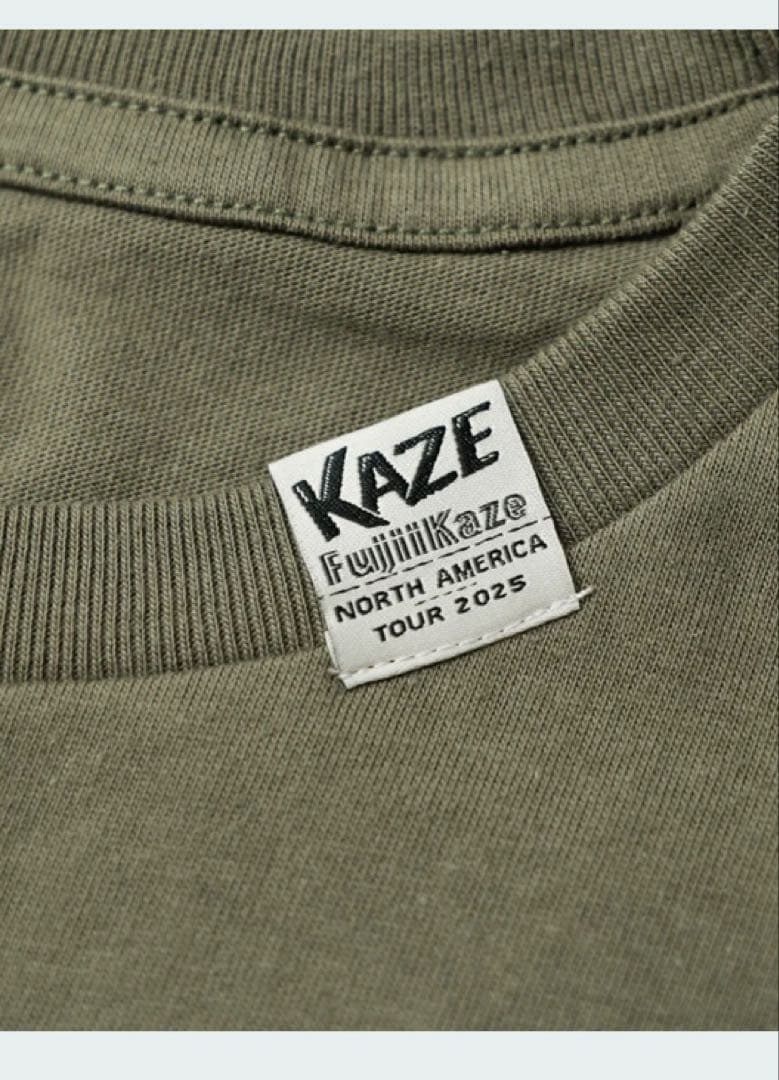 未使用 FUJII KAZE ノースアメリカツアーポテト Tシャツ XL