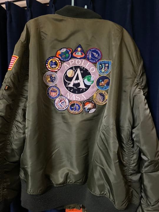 MA-1 ブルゾン ジャケット NASA  アポロ  アルファインダストリーズ