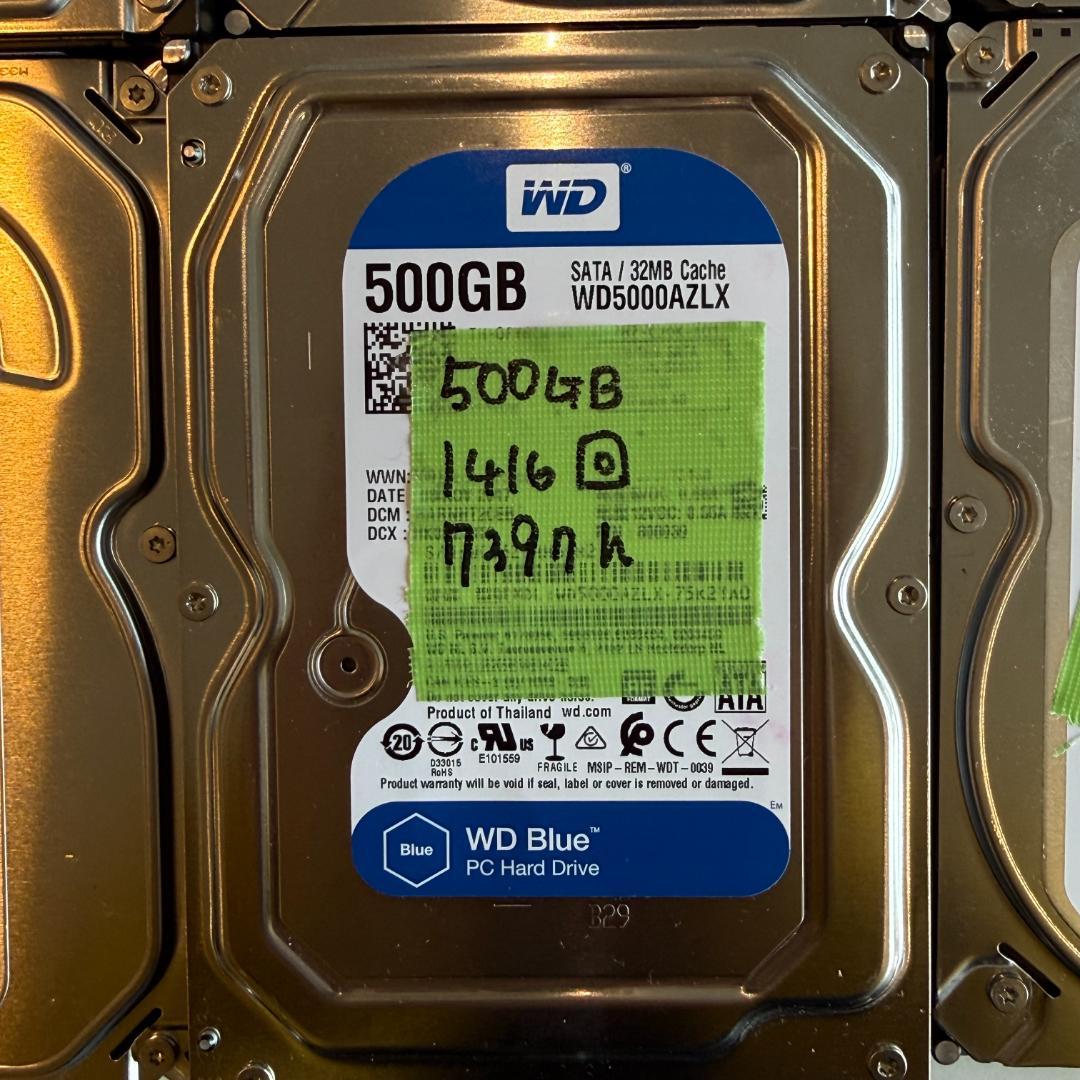 500GB 内蔵型ハードディスクドライブ 3台セット