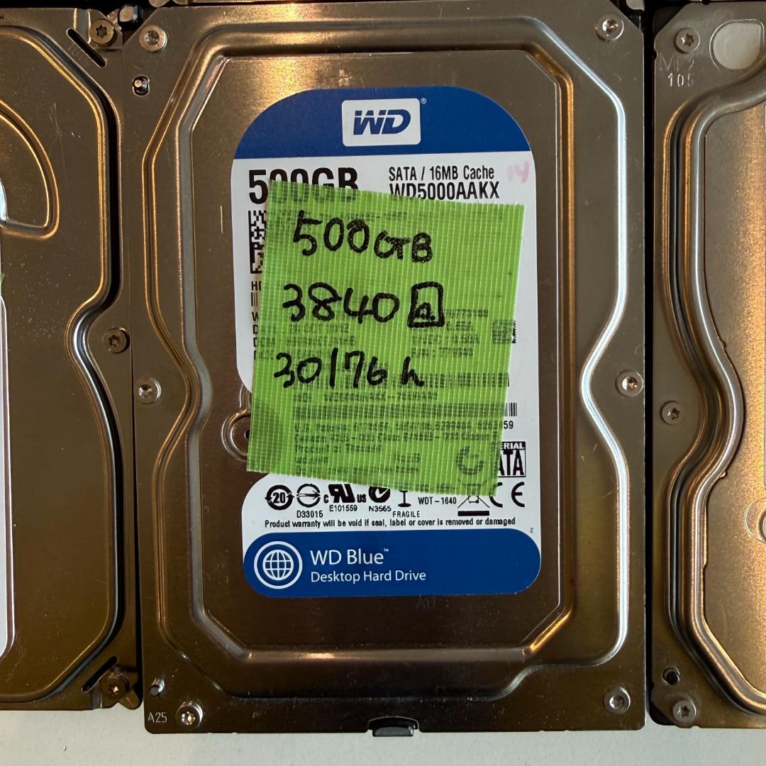 500GB 内蔵型ハードディスクドライブ 3台セット
