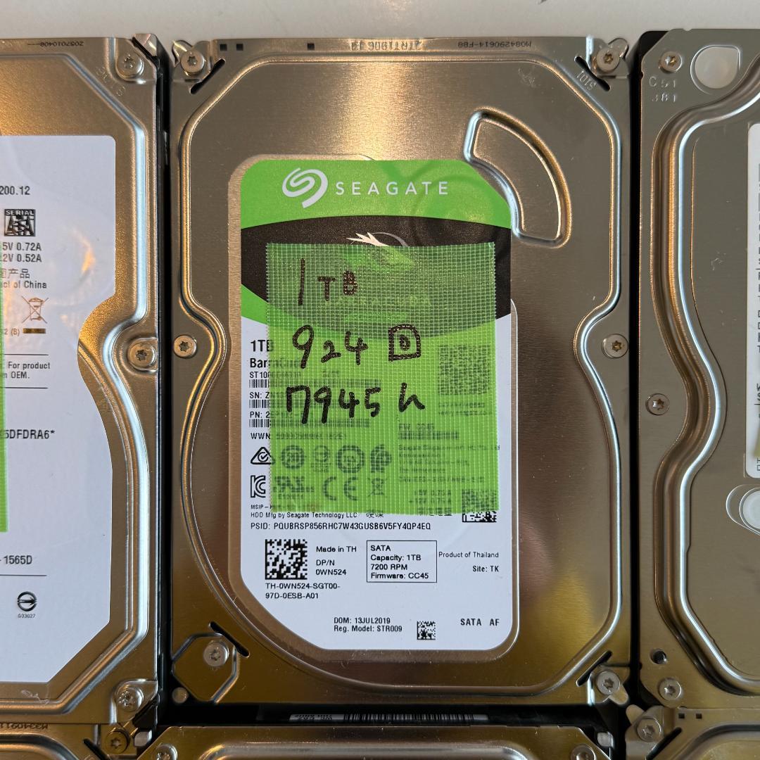 500GB 内蔵型ハードディスクドライブ 3台セット