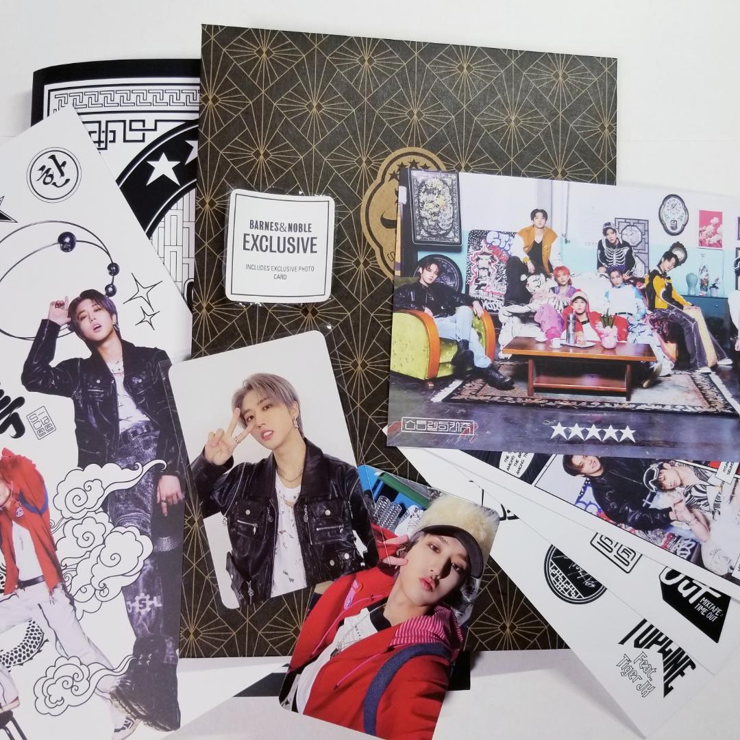 straykids 5STAR 通常盤 B&N ハン アメリカ限定ポスカ＋おまけ