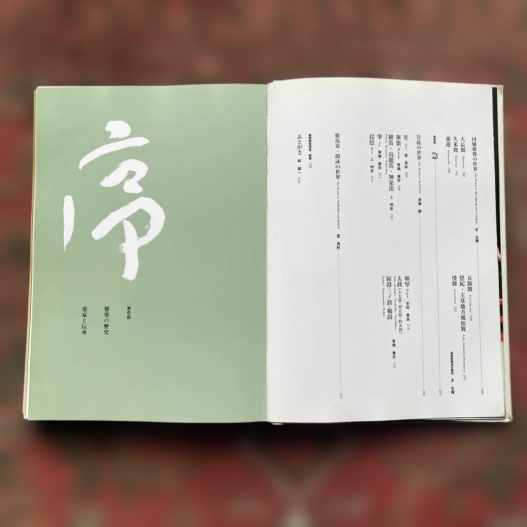 雅楽壱具 Gagaku-Ichigu　 執筆 : 東儀俊美　写真 : 林陽一