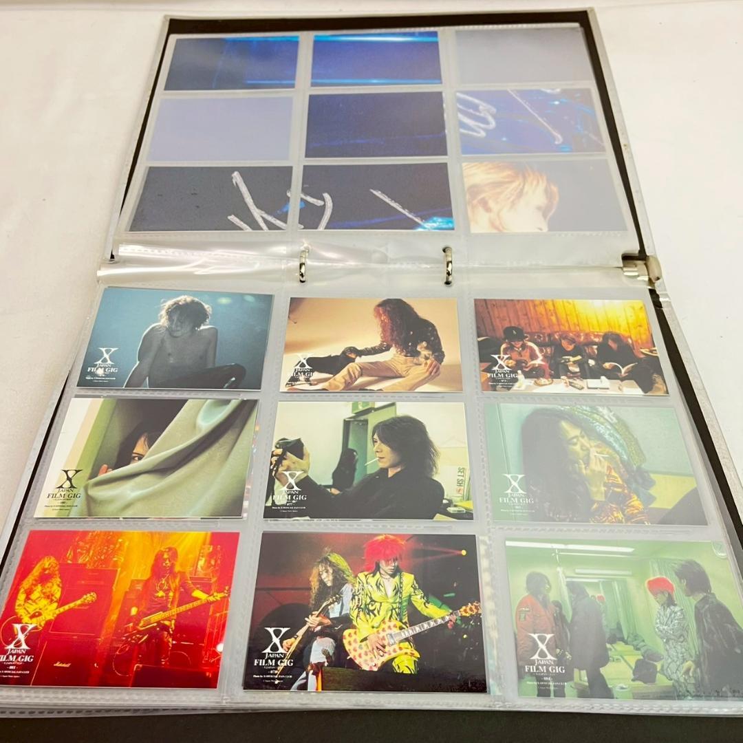 X JAPAN FILM GIG トレーディングカード セット バインダー付き