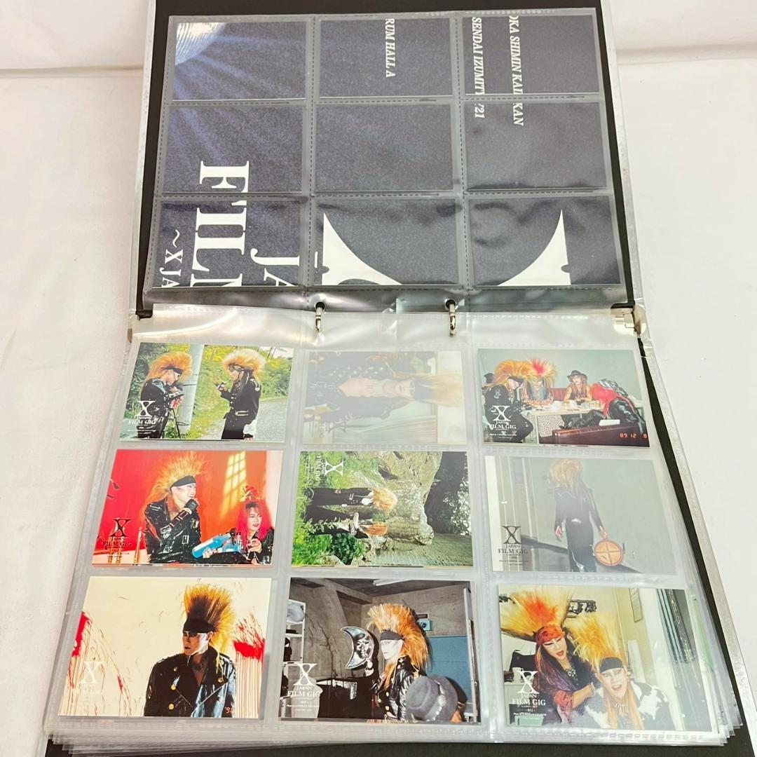 X JAPAN FILM GIG トレーディングカード セット バインダー付き