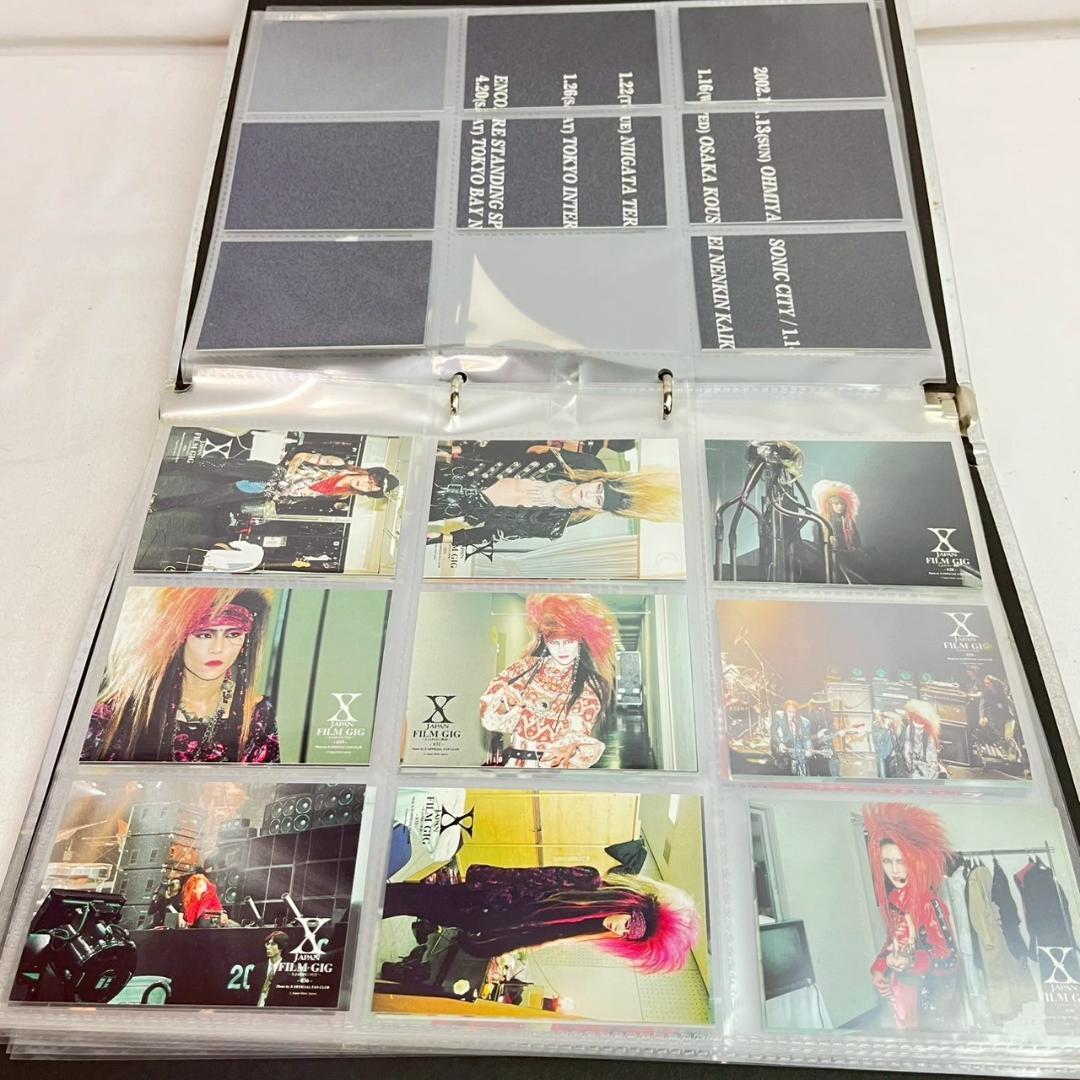 X JAPAN FILM GIG トレーディングカード セット バインダー付き