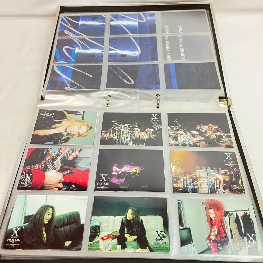 X JAPAN FILM GIG トレーディングカード セット バインダー付き