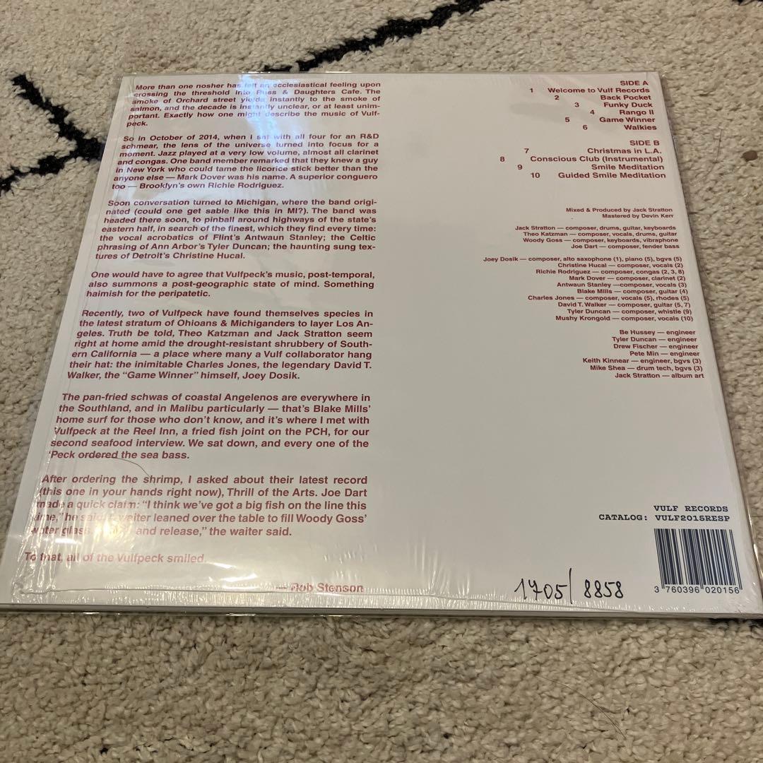 洋楽 Vulfpeck/Thrill of the Arts LP