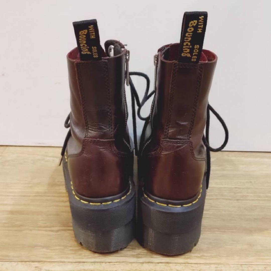 Dr. Martens❤️JADON 8ホールブーツ CHERRY RED UK3