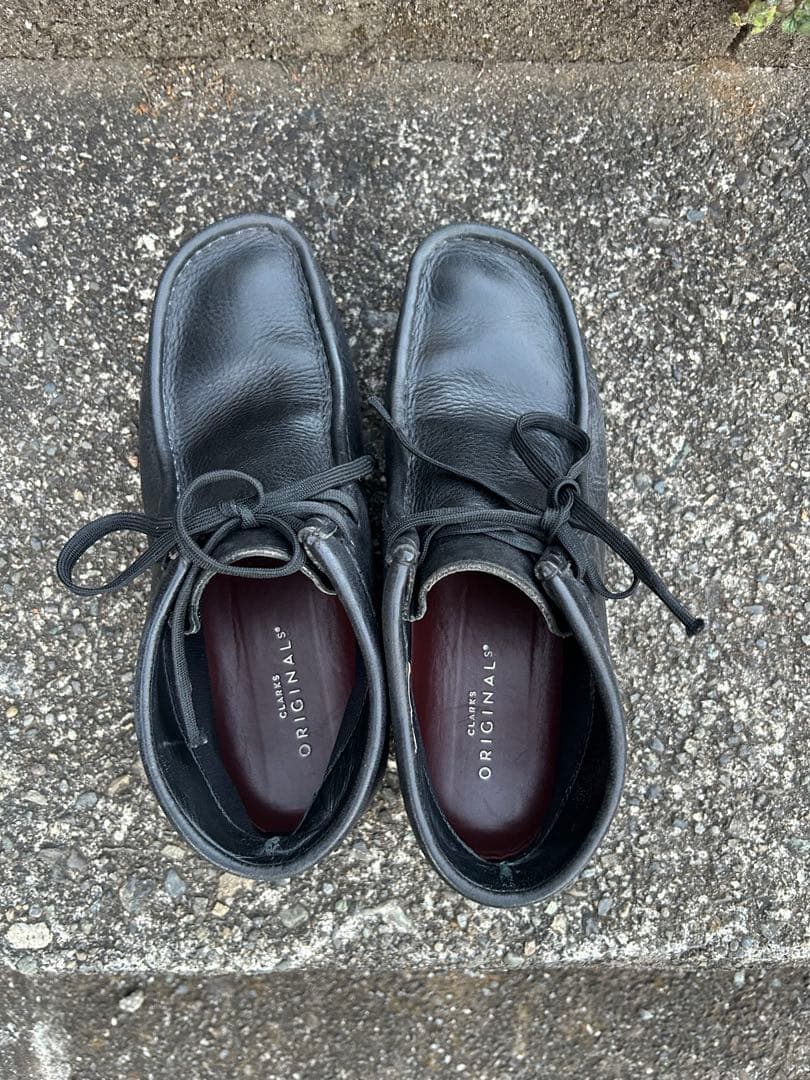 Clarks GORE-TEX レザーブーツ 26.5cm 防水 本革 ブラック