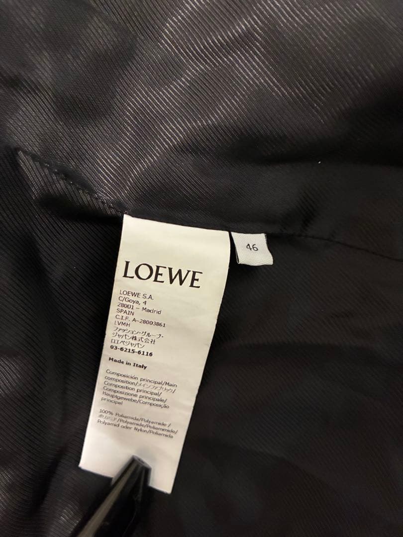 LOEWE スプリング モッズコート ブラック　サイズ46 国内正規品