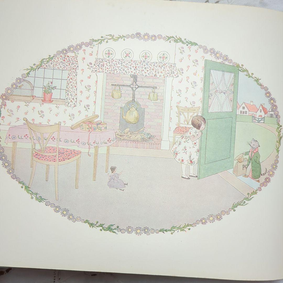 稀少1911アンティーク絵本 初版本 洋書古書 児童書 ヴィクトリアン