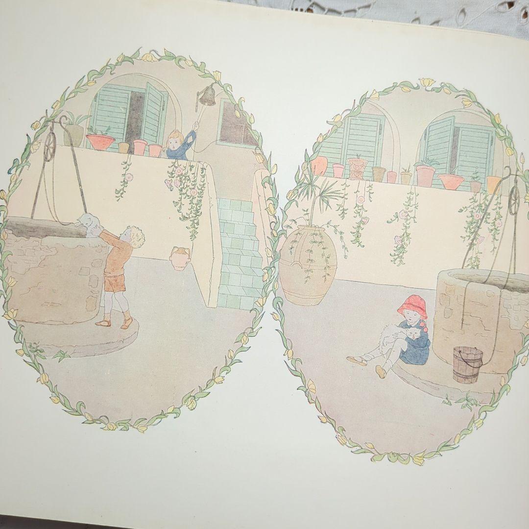 稀少1911アンティーク絵本 初版本 洋書古書 児童書 ヴィクトリアン