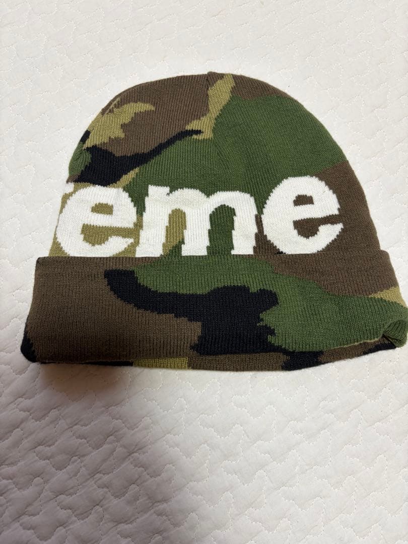 Supreme 迷彩 ニット帽