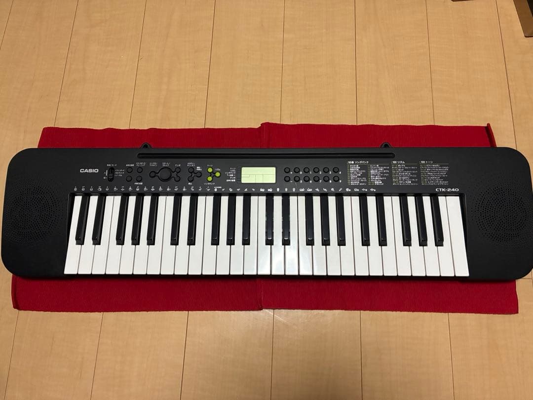 【美品】CASIO CTK-240 キーボード (動作確認済)