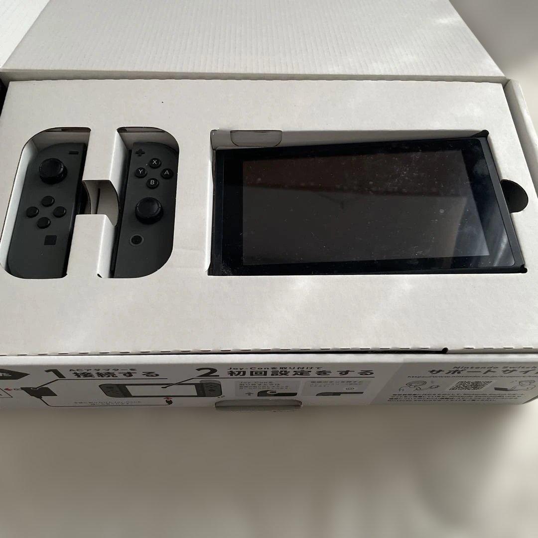 早い者勝ち 箱付きNintendo Switch 本体 グレー