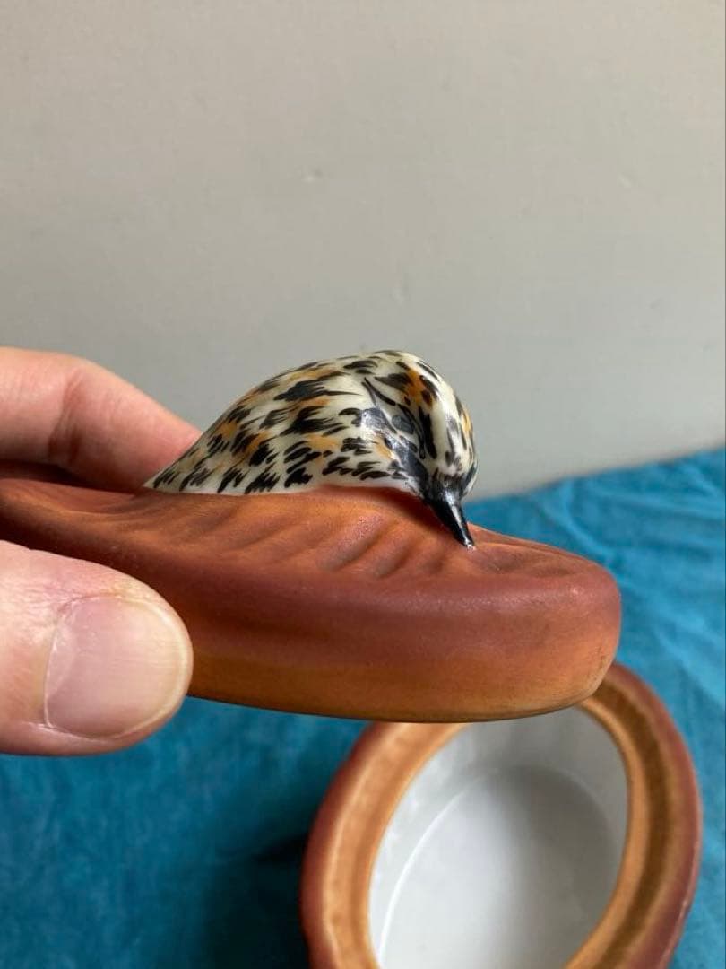 オールドノリタケ　鳥型コフレ　レア　美品　1914-1940