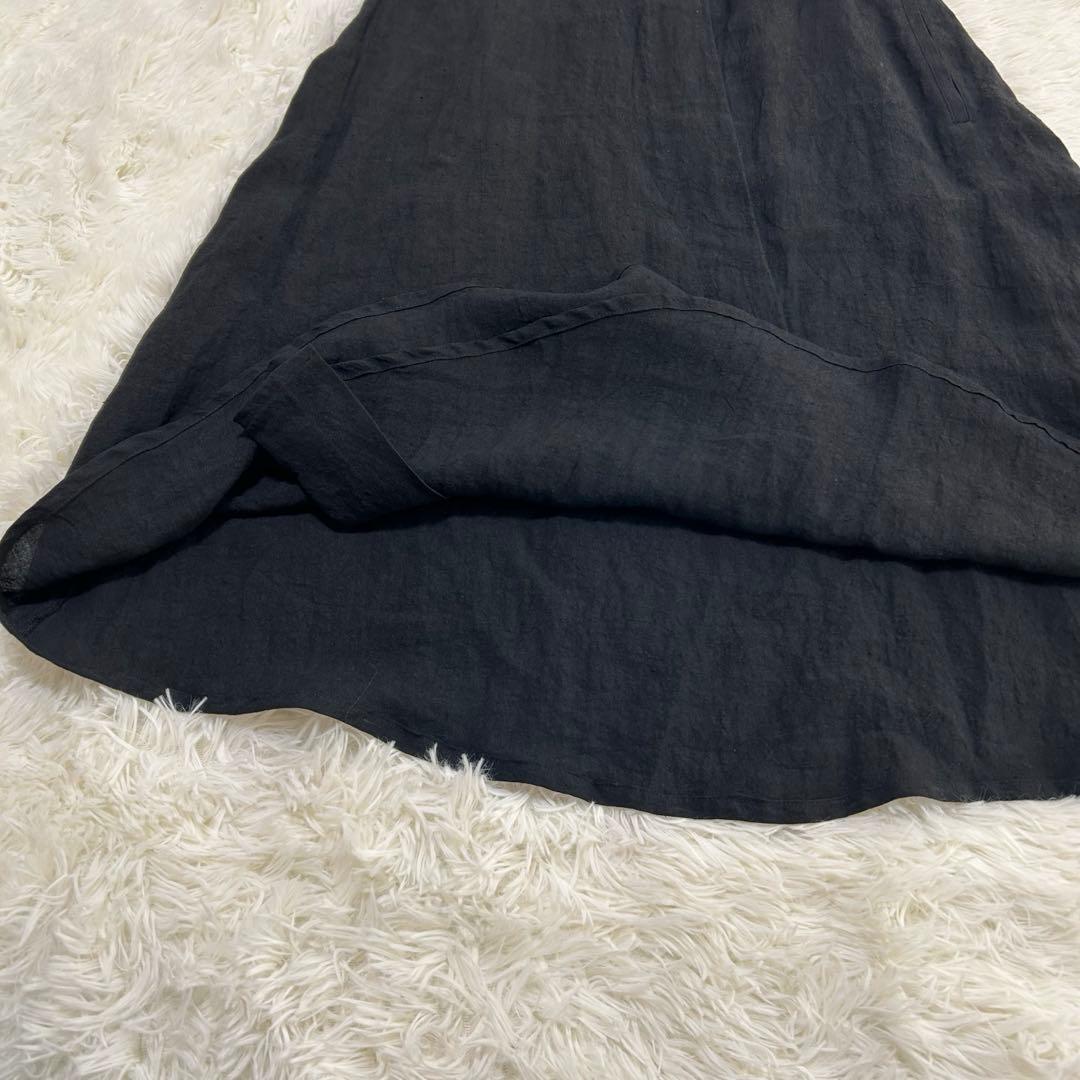 Yohji Yamamoto ヨウジヤマモト リネン 変形ジップ ラップスカート