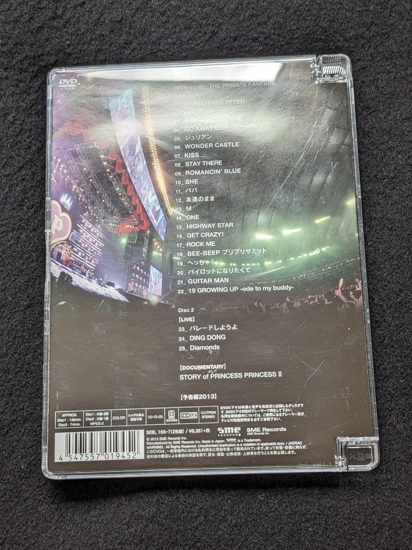 プリンセスプリンセスTOUR 2012　再会　DVD ライブ ステッカー