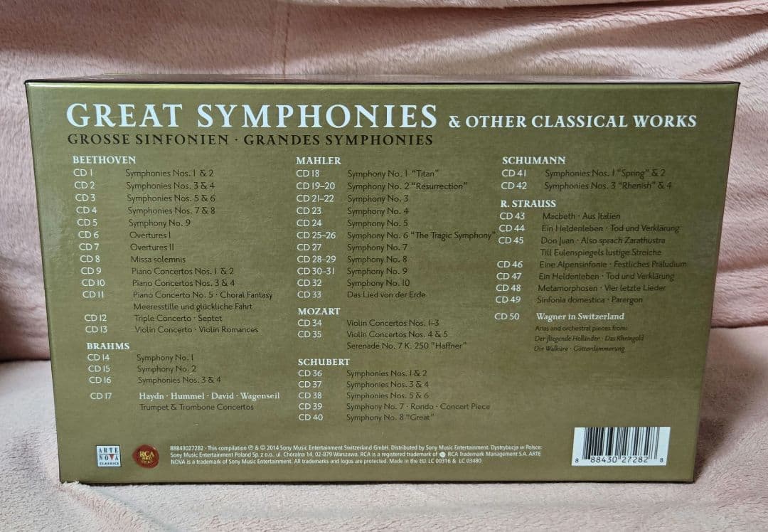 最終値 廃盤 ジンマン&チューリヒ・トーンハレ管 録音集 完全生産限定盤 50C