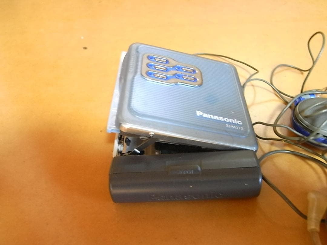 【動作確認済】panasonic ポータブルMD MJ15　電池仕様