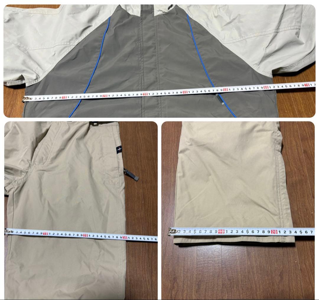 GRAVER CREEKスノーボードウェアセット グレーベージュウェアLパンツM