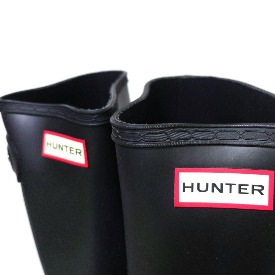 【箱付き未使用同様】HUNTER　レディースレインブーツ　長靴　EU38