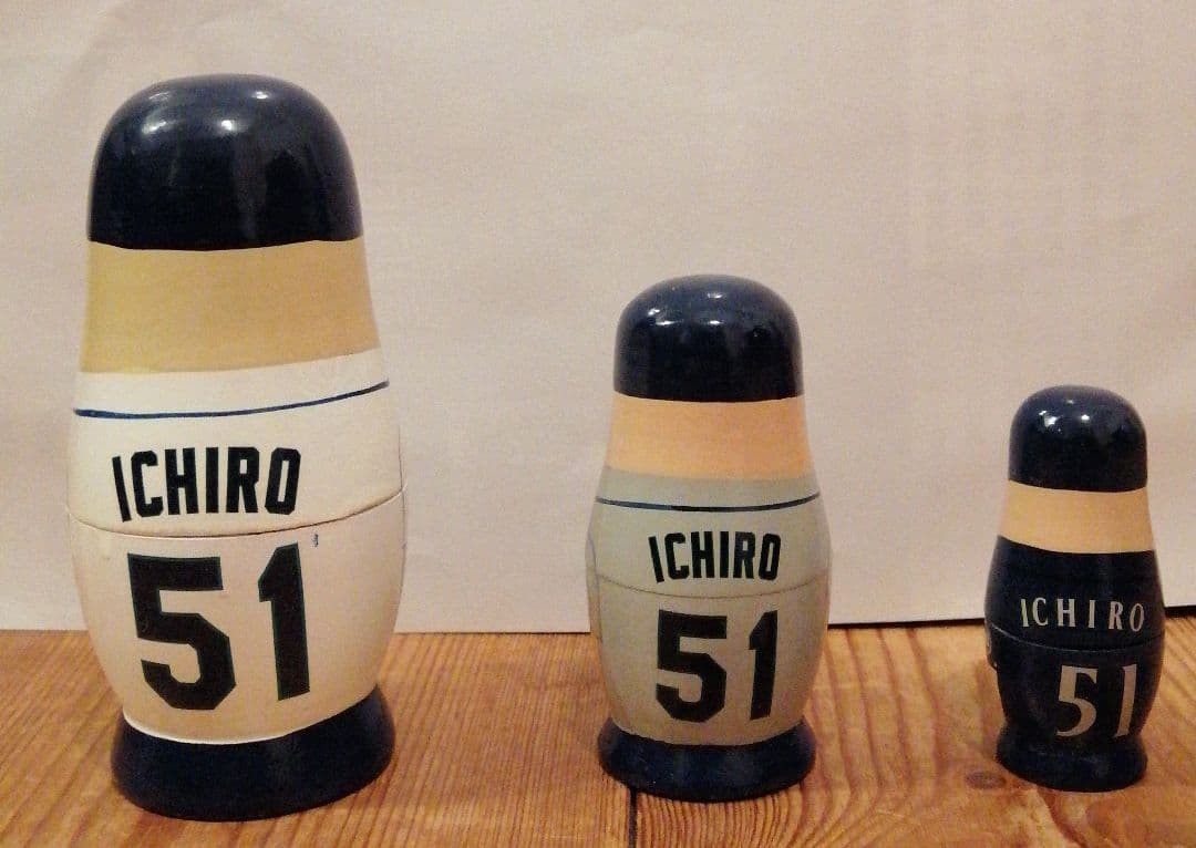 イチロー　マトリョーシカ　人形（セーフコフィールドで入手の超レア品です!）