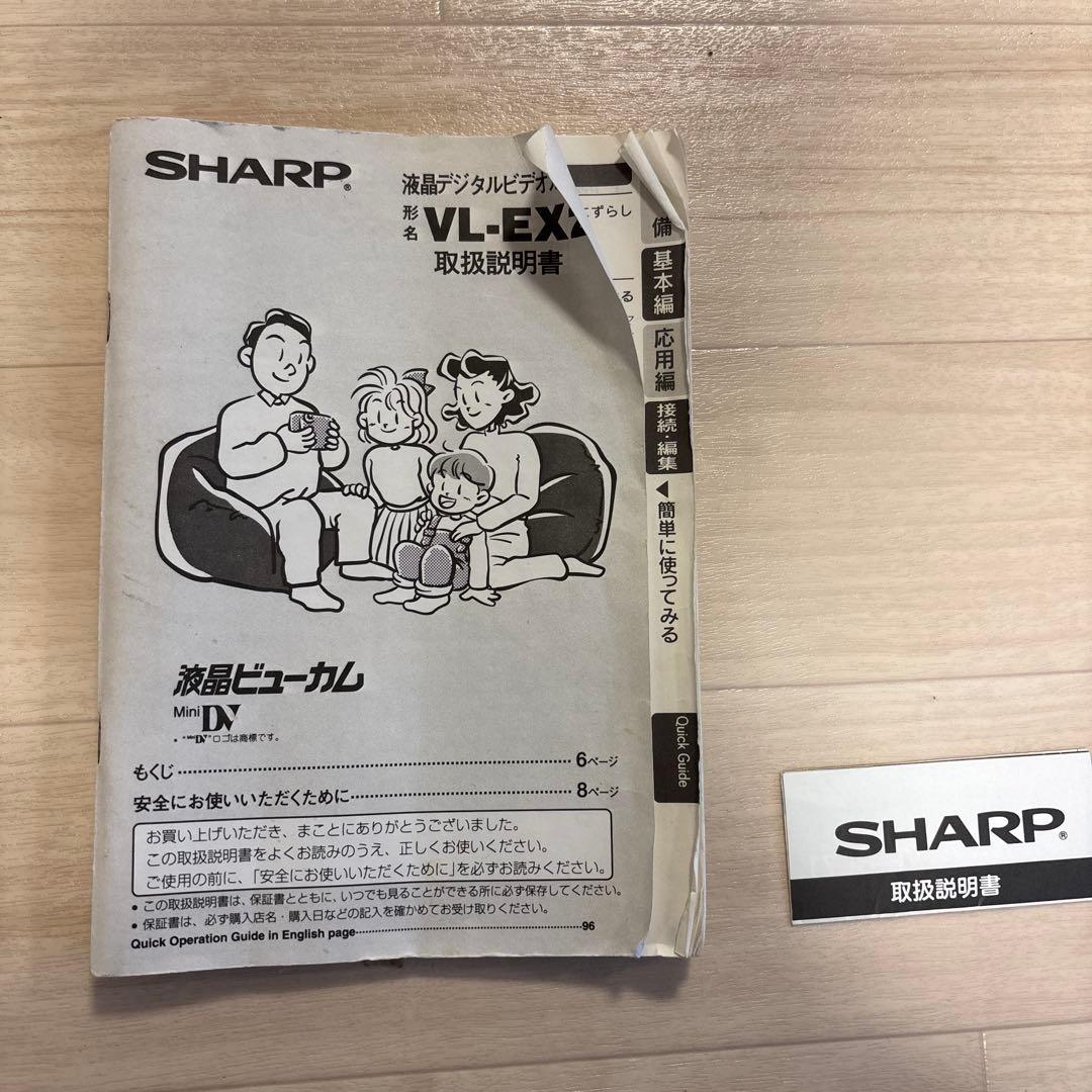 SHARP VL-EX2 デジタルビデオカメラ 本体