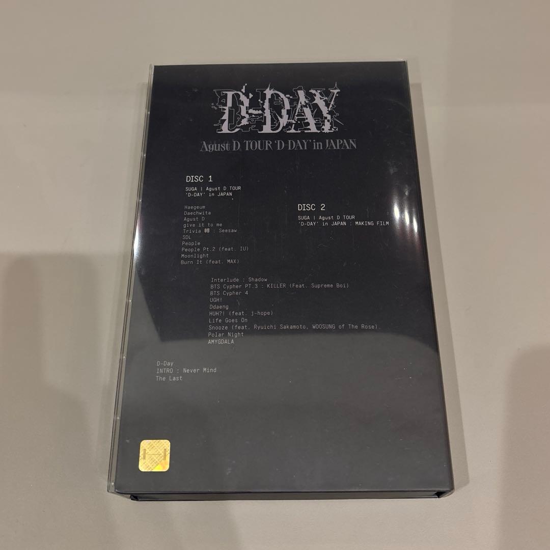 BTS SUGA Agust D D-DAY in JAPAN DVD ユンギ