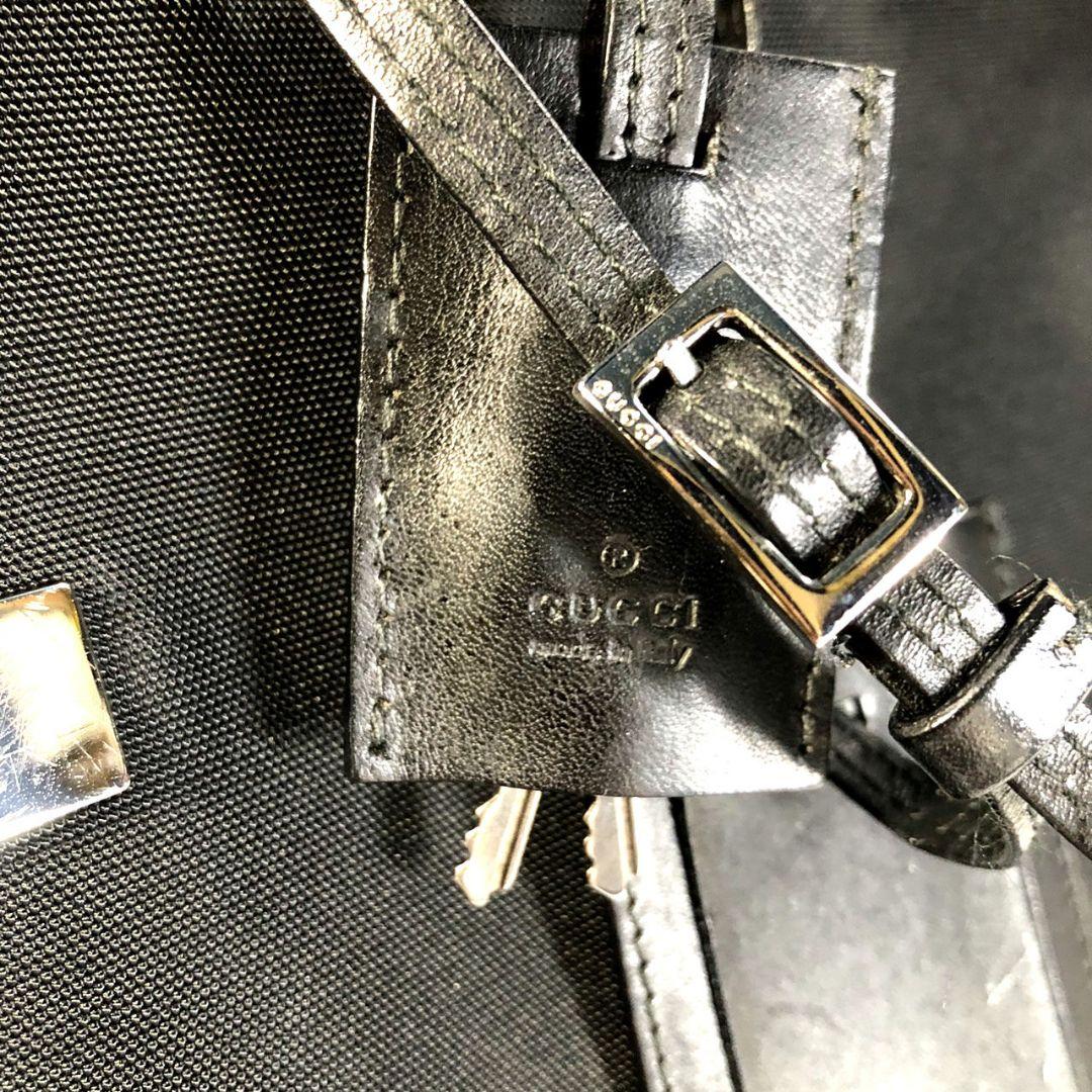 くろあん様グッチ　GUCCI　ビジネスバッグ　旅行カバン　鍵付き３室構造2way
