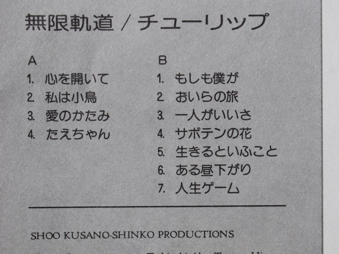 【LP5枚/1970年代　松山千春vsチューリップ－原点はここにあった－】