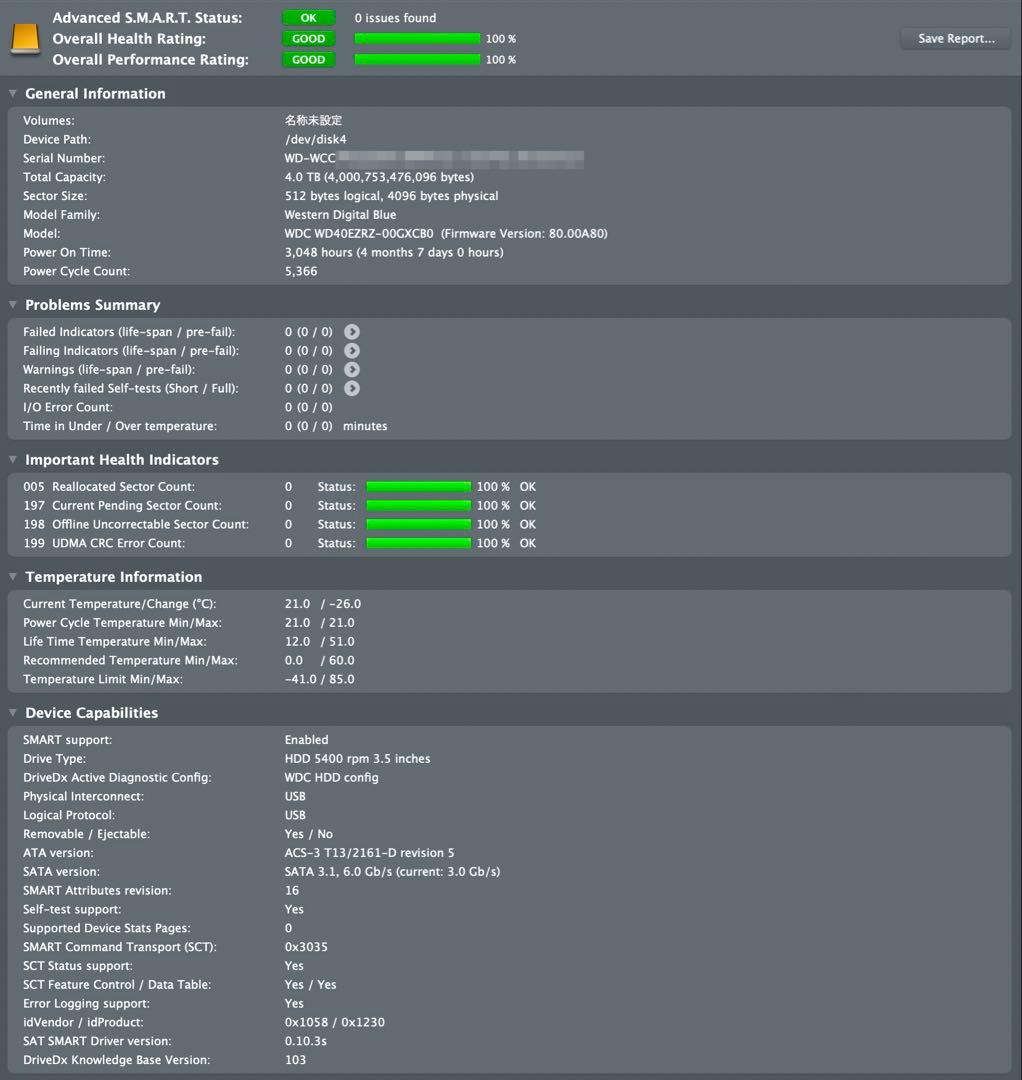 WD HDD 外付けハードディスク 4TB My Book