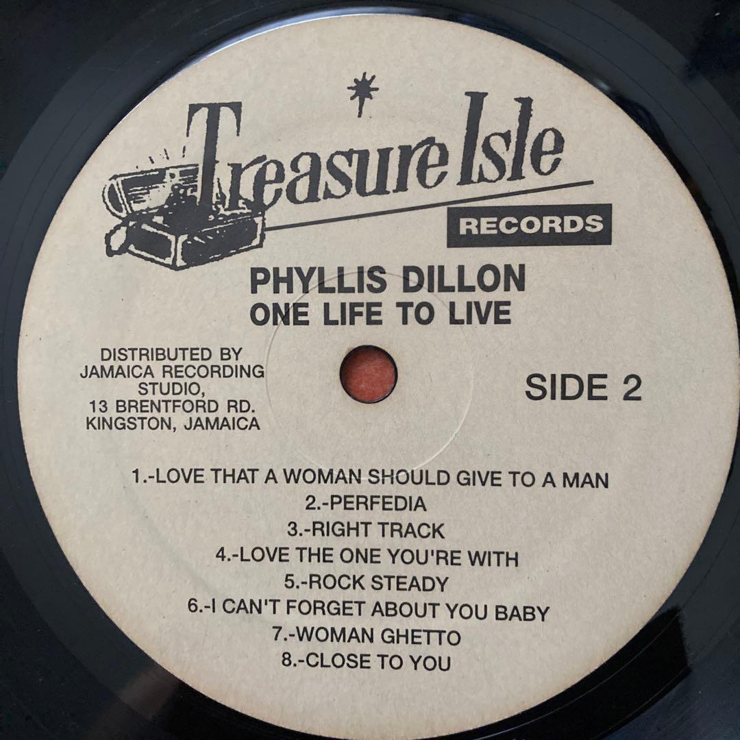 PHYLLIS DILLON / ONE LIFE TO LIVE LPアルバム