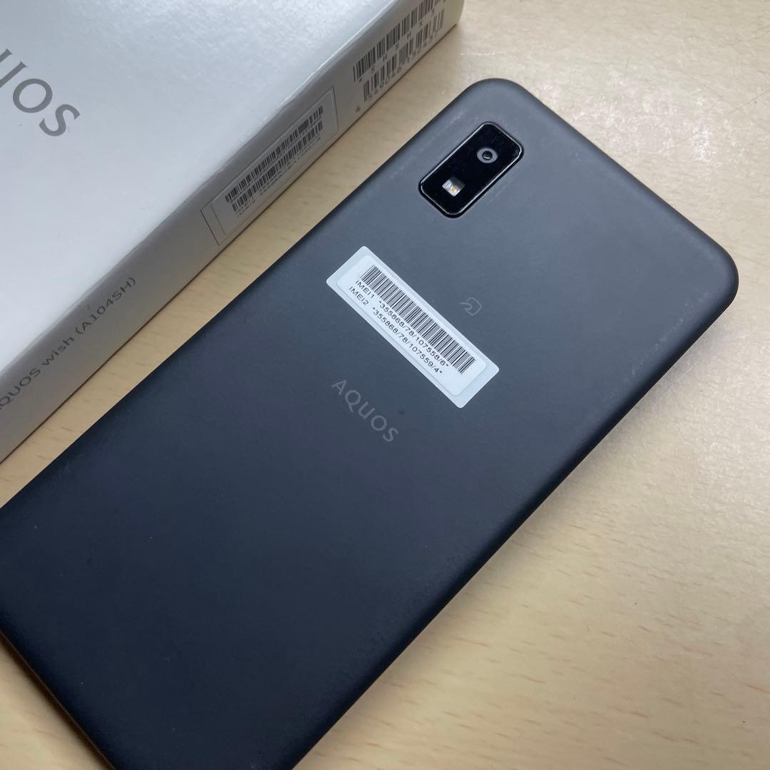 AQUOS wish A104SH 64GB SIMフリー　割れなし