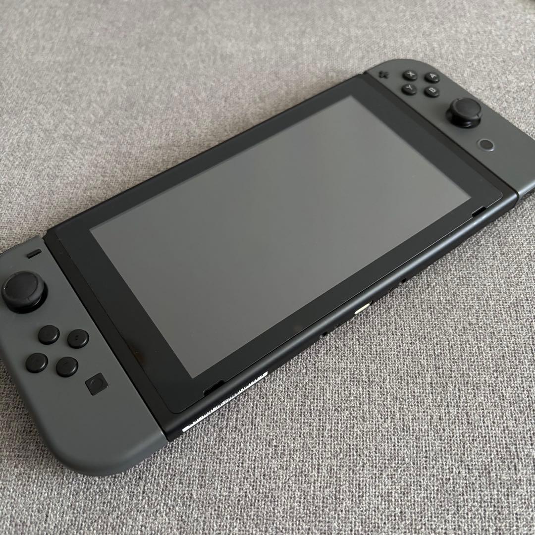 超美品✨ニンテンドースイッチ　本体　グレー