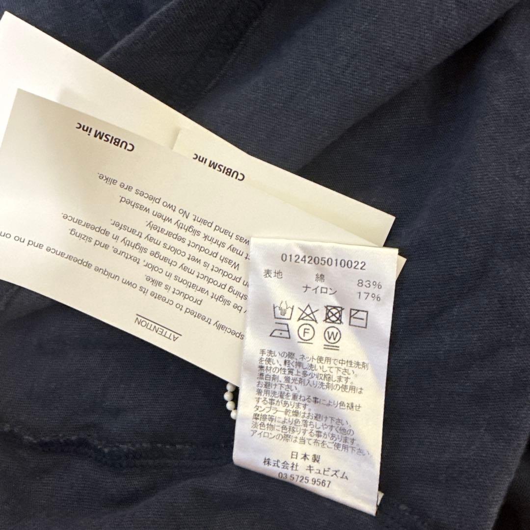 VISVIM FIL JUMBO ロゴプリントTシャツ クルーネック　NAVY