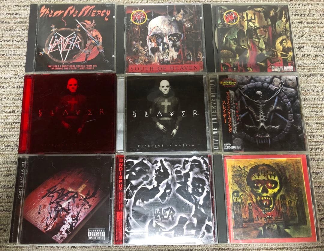 Slayer CD 9枚セット