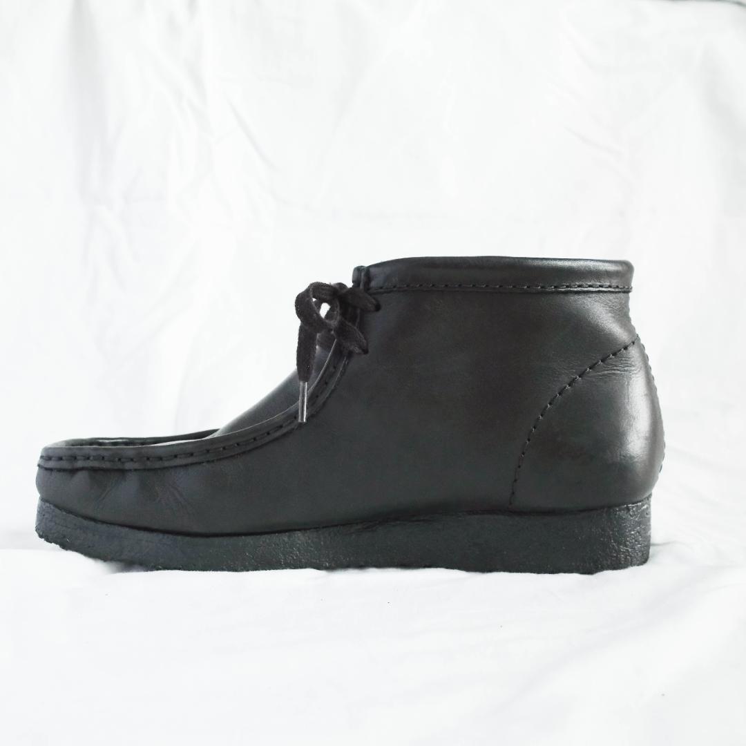 【Clarks/クラークス】ワラビー スムースレザー 26cm ブラック