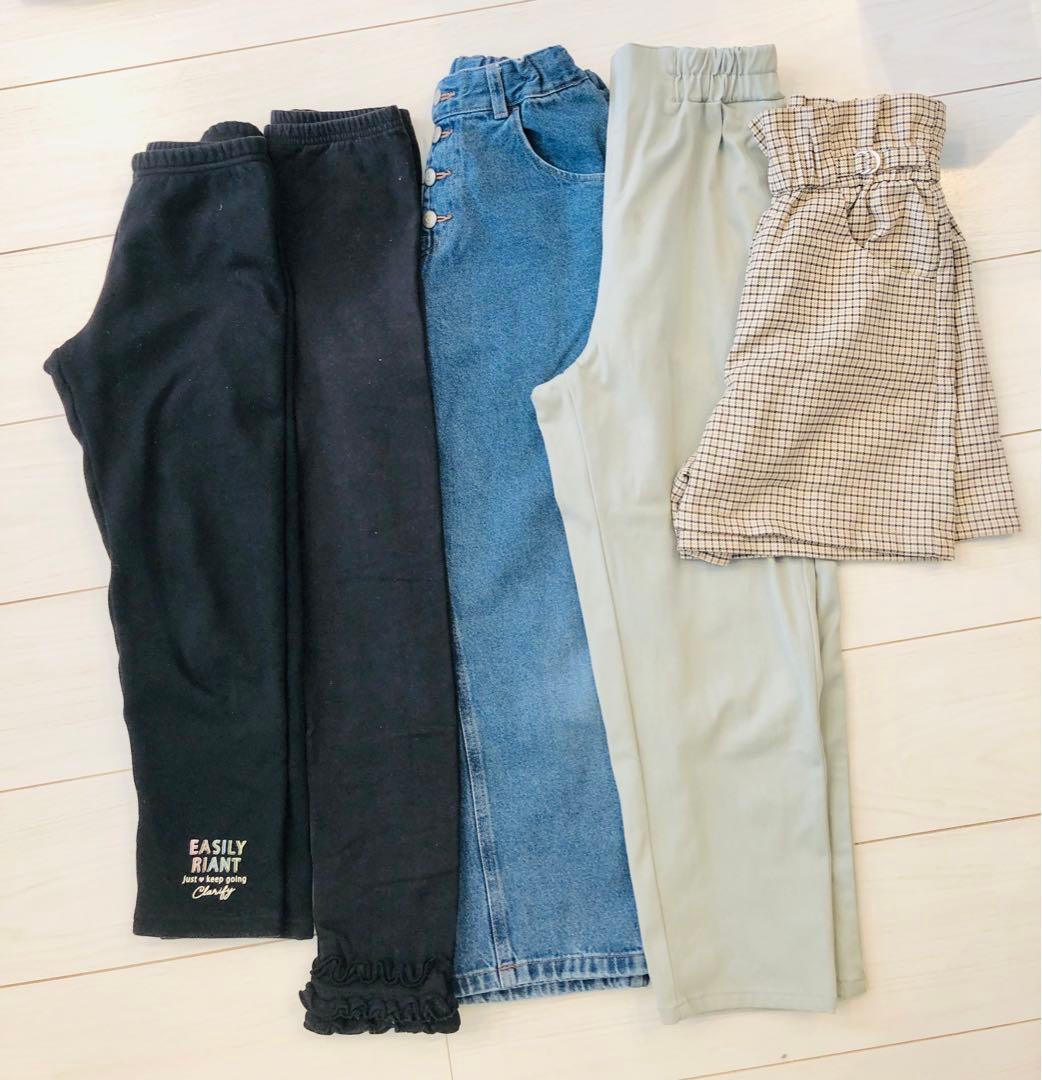 まとめ売り　140 女の子　冬春　21点　トレーナー等　　ワンピース等　大量