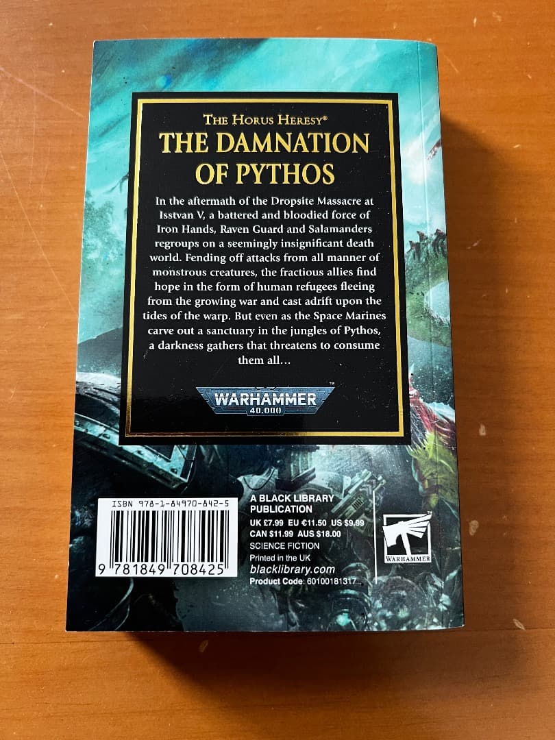 THE DAMNATION OF PYTHOS Horus Heresy 英語