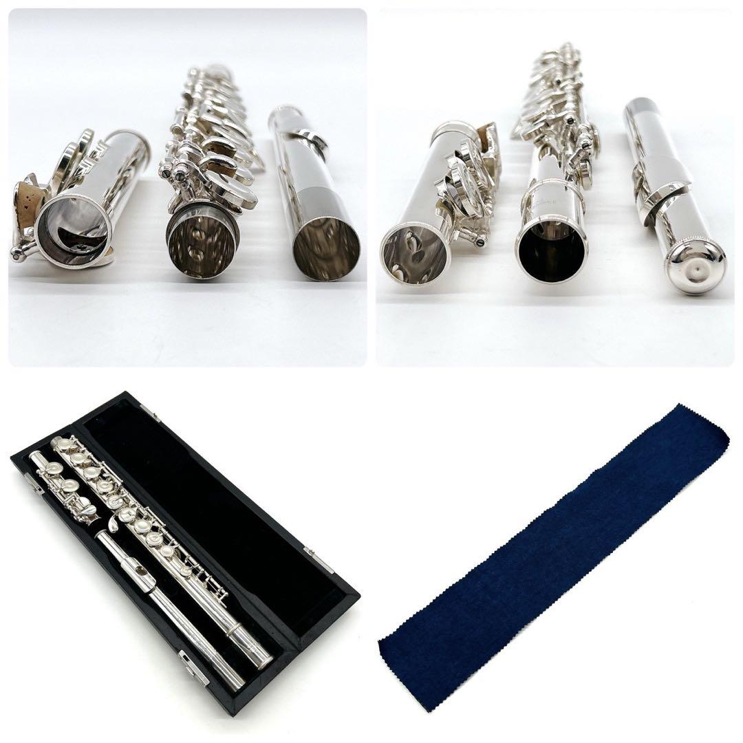 Pearl パールフルート PF-525 Eメカ リップ銀製 ケース付き 美品