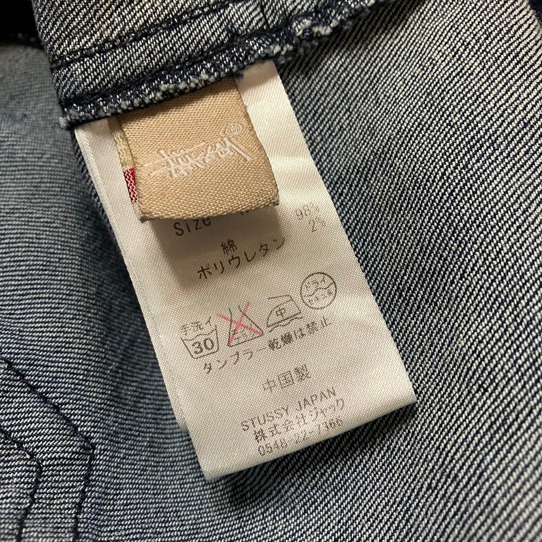 STUSSY デニムワンピース M ジャケット付 ロゴ人気