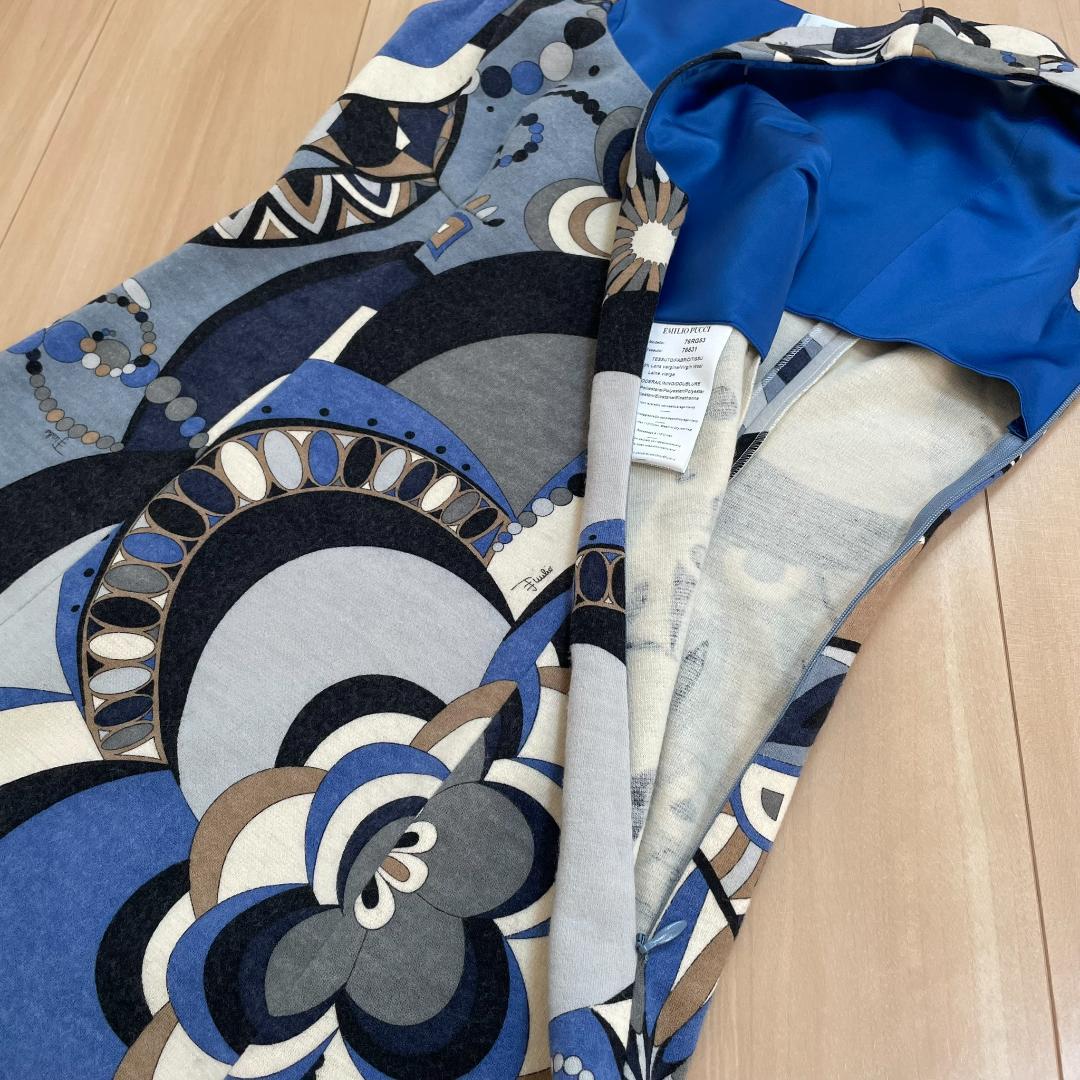 エミリオプッチ EMILIO PUCCI ワンピース 40 イタリア製 秋冬