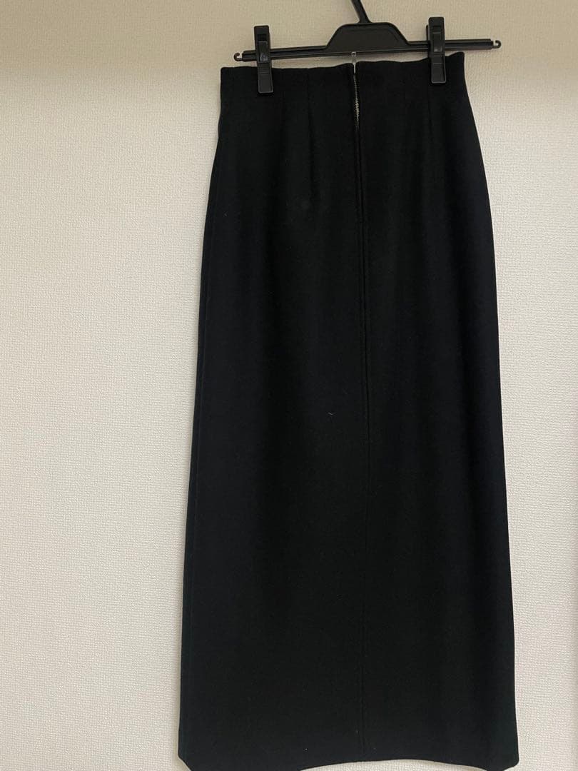 IENA 美品！！　ウールロングタイトスカートブラック