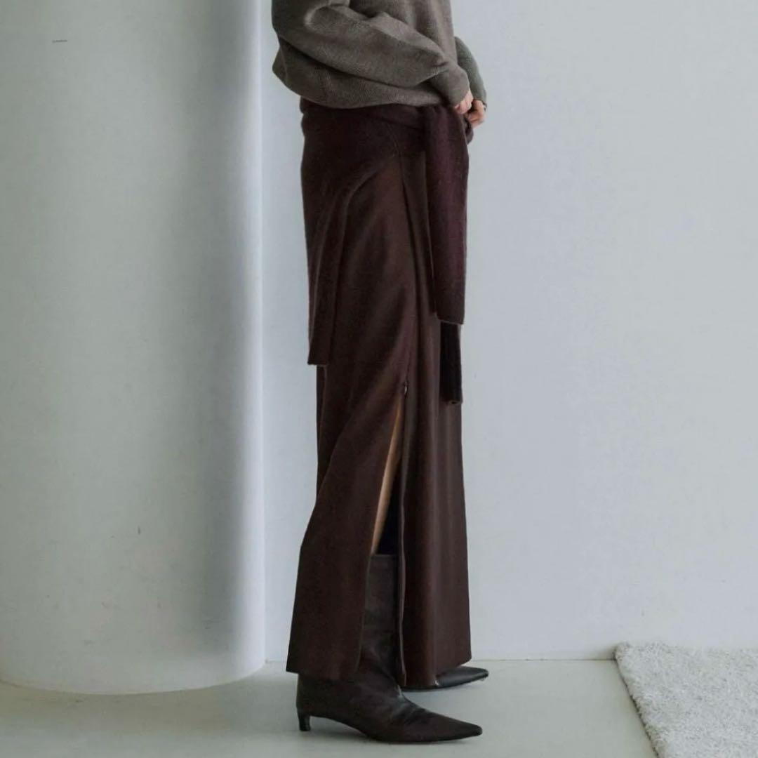 美品　crewre 3wayスリットIラインスカート　サイズ3