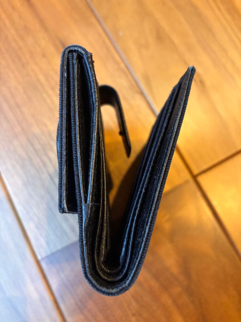 美品⭐︎GUCCI ニつ折り財布 GGマーモント ブラック